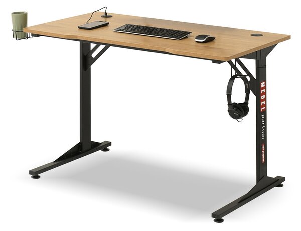 PC stolić Matts 115 (hrast + crna)