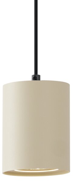 Moderna viseća svjetiljka bež s crnom bojom za sustav tračnica 1-fazni GU10 70 mm - Iconic Holt