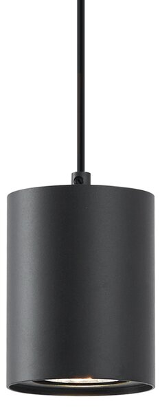 Moderna crna viseća svjetiljka za 1-fazni sustav tračnica GU10 70mm - Iconic Holt