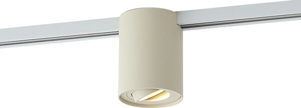 Moderna bež reflektorska svjetiljka za 1-fazni sustav tračnica - Iconic Rondoo Up