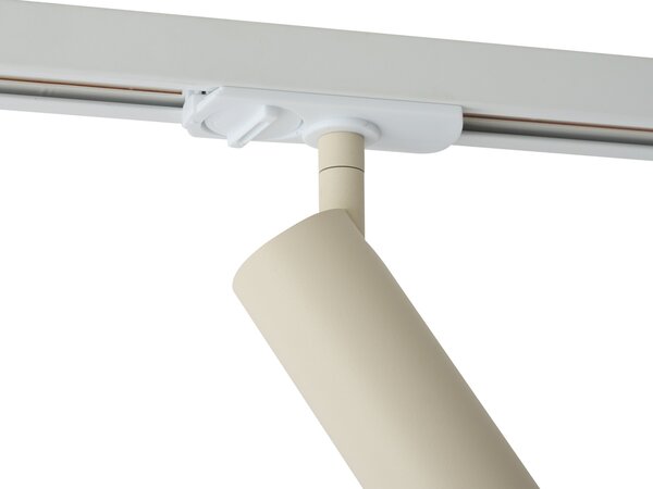 Moderni reflektor bež boje s bijelim adapterom za 1-fazni sustav tračnica GU10 35 mm - Iconic Jeana Luxe
