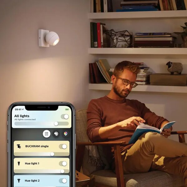 Buckram PHILIPS HUE REFLEKTOR 1x5W BIJELI 8719514339187