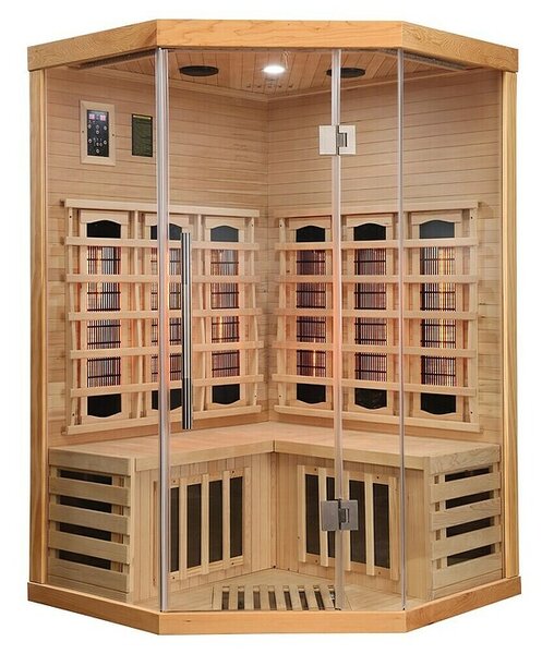 Sanotechnik Infracrvena sauna Supreme (2.460 W, 7 reflektora s crvenim svjetlom, 120 x 120 x 190 cm)