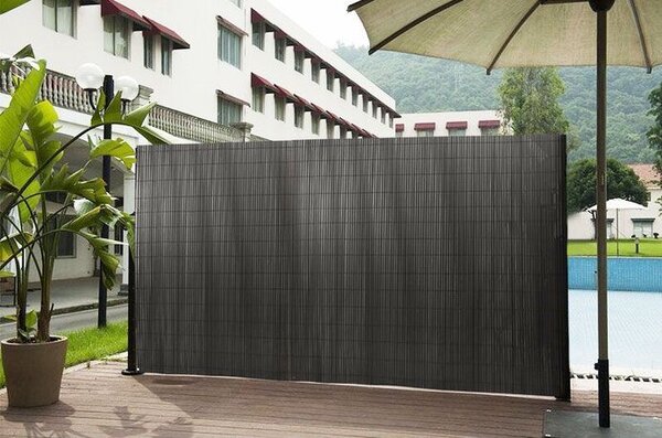 Reverzibilna antracit PVC mreža za balkone, ograde i terase Širina: 1,5 m | Duljina: 3 m