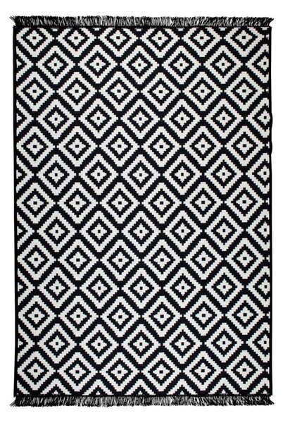 Crno-bijeli obostrani tepih Helen, 120 x 180 cm