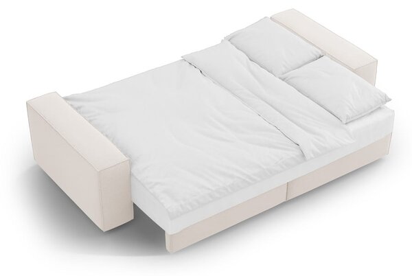 Bež sklopiva sofa 247 cm Jodie – Micadoni Home