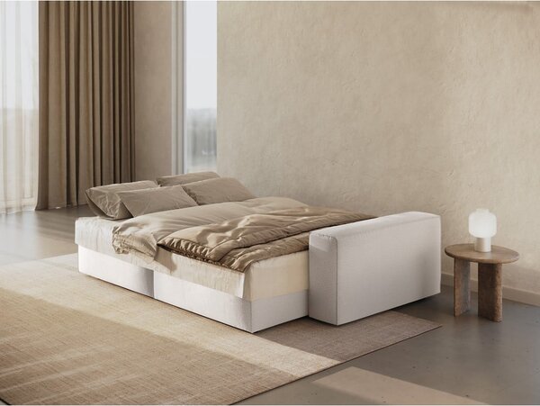 Bež sklopiva sofa 247 cm Jodie – Micadoni Home