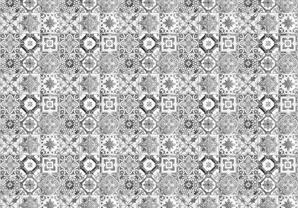 Foto tapeta - Crno-bijele pločice (152,5x104 cm)