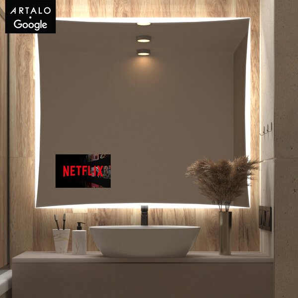 SMART ogledalo s LED osvjetljenjem M5 + SmartScreen with Google TV