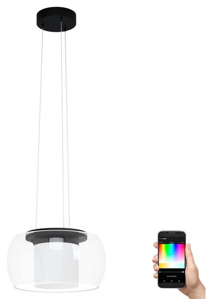 Eglo 99023 - LED RGB Prigušivi luster na sajli BRIAGLIA-C LED/24,8W/230V
