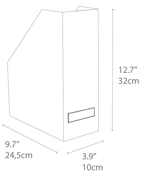 Bijeli organizator dokumenata Bigso Box of Sweden Viktoria