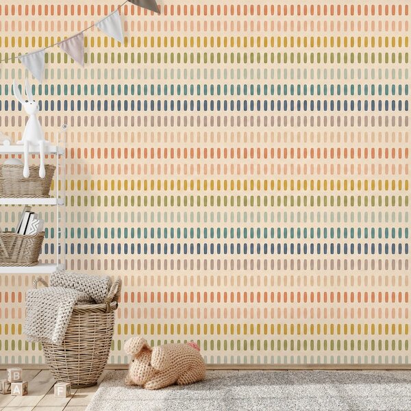 Fototapeta šarene minimalističke pruge