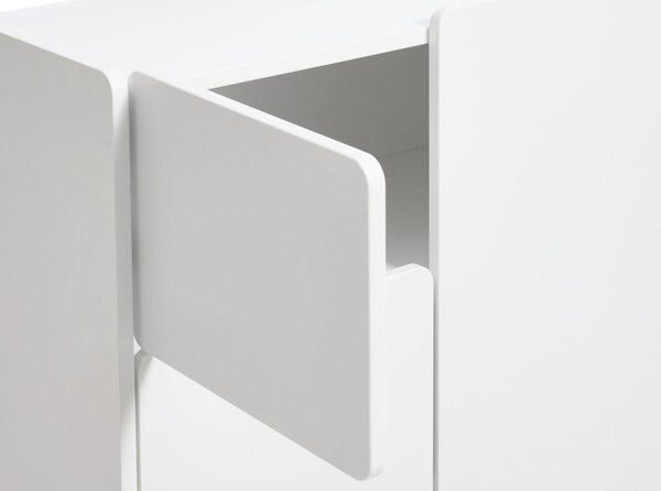 Bijeli ormarić 80x100x40 cm Bera – Unique Furniture