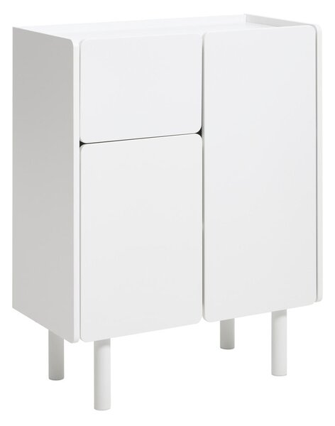 Bijeli ormarić 80x100x40 cm Bera – Unique Furniture