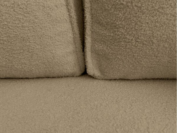 Razvlačna kutna garnitura L SMART BOUCLE 232x143 cm, tamno bež, univerzalna