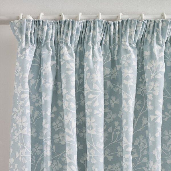 Plave zavjese u setu 2 kom 229x229 cm Brooke Floral – Catherine Lansfield