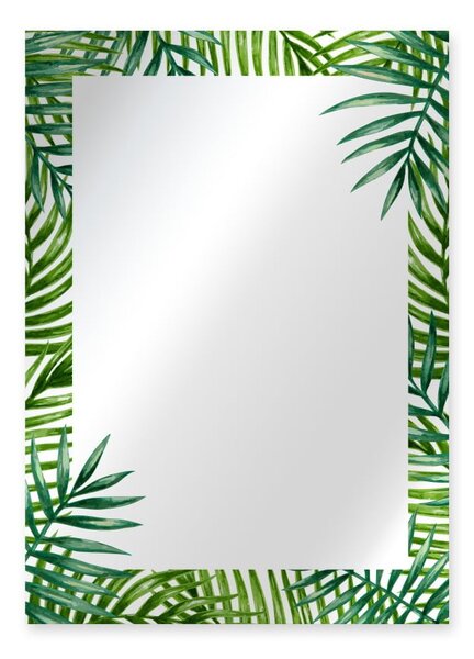 Zidno ogledalo Surdic Espejo Decorado Monstera, 50 x 70 cm