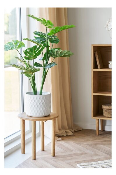 Okrugao pomoćni stol od punog hrasta ø 40 cm Jena – House Nordic