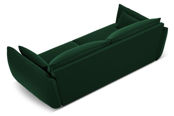 Tamno zelena baršunasta sofa 208 cm Vanda – Mazzini Sofas