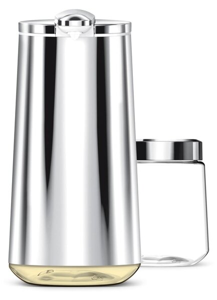 Automatski čelični dozator za sapun srebrne boje 266 ml - simplehuman