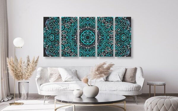 5-dijelna slika Mandala ljubavi