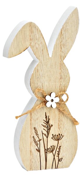 Uskrsni drveni zec FLORAL RABBIT 20 cm