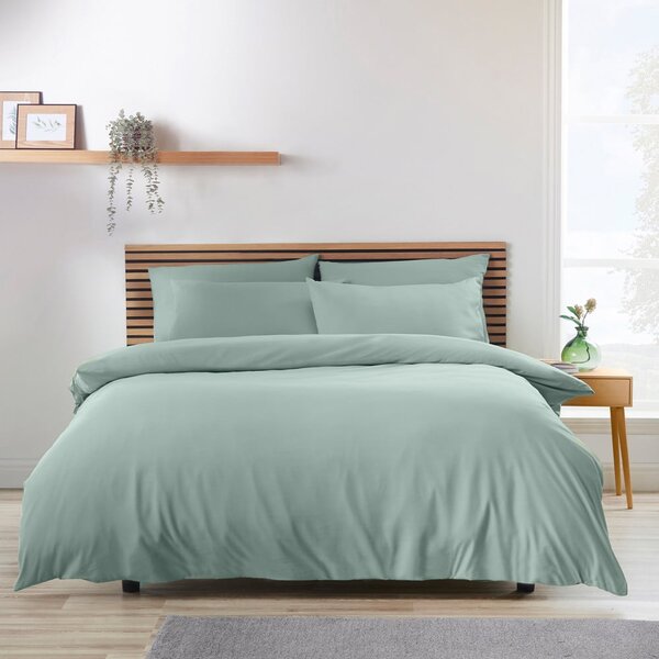 Zelena posteljina za bračni krevet/za produženi krevet 260x220 cm So Soft Non-Iron – Catherine Lansfield