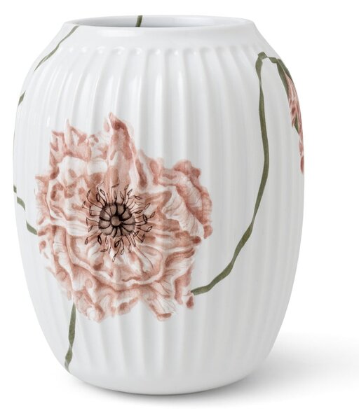 Bijela porculanska vaza Kähler Design Poppy, visina 21 cm