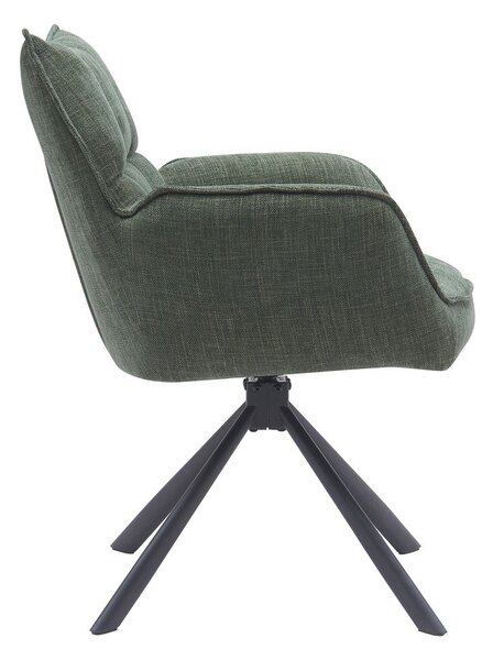 Zelene podstavljene blagovaonske stolice u setu 2 kom Marilla – Unique Furniture