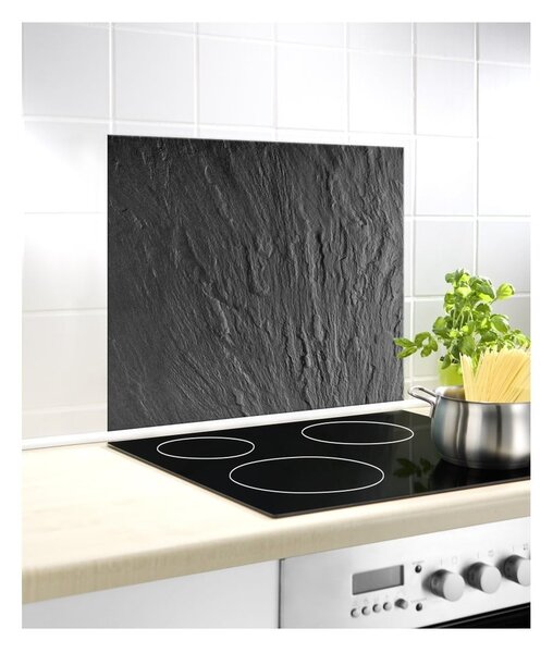 Staklena zaštita za kuhinjski zid iza štednjaka Wenkoo Slate, 60 x 50 cm
