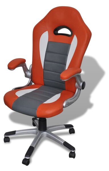VidaXL Moderna uredska stolica, narančasta
