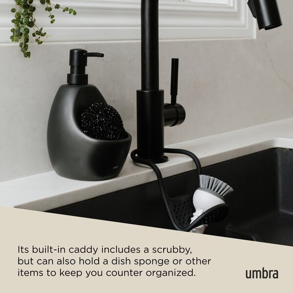 Crni keramički dozator sapuna 590 ml Joey – Umbra