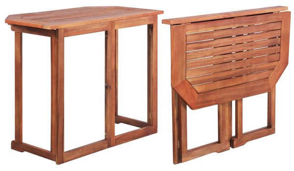 VidaXL Bistro stol 90 x 50 x 75 cm masivno bagremovo drvo
