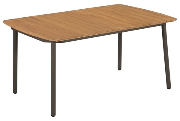 VidaXL Vrtni stol 150 x 90 x 72 cm masivno bagremovo drvo i čelik