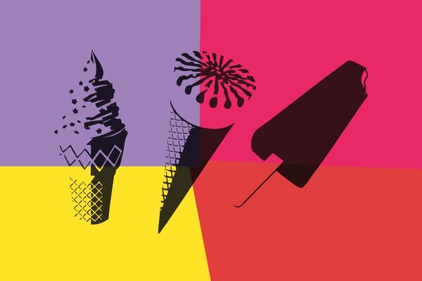 Tapeta ljetni pop art