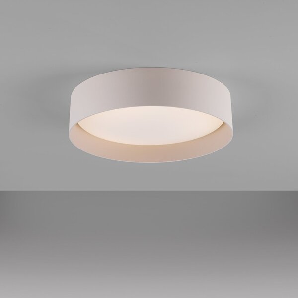 Schöner Wohnen LED stropna svjetiljka TAVOLI, bež, Ø 29 cm, metal, CCT, prigušiva, prigušiva, Bež, Dnevni boravak/blagovaonica, Metal