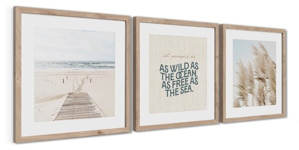 Slike u setu 3 kom 30x40 cm Seaside – Styler