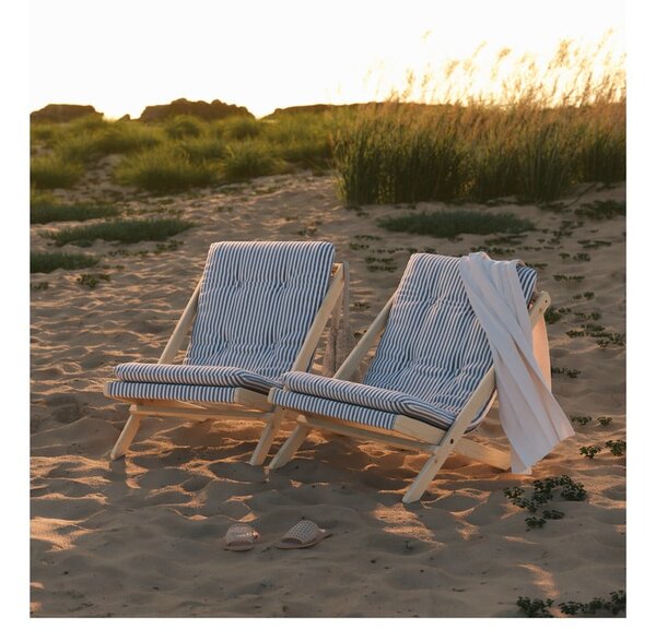 Sklopivi naslonjač Karup Design Boogie Raw/Beach Blue