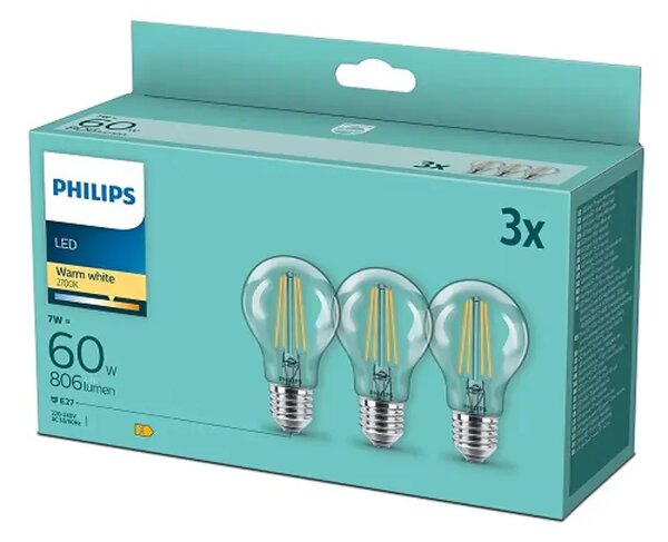 LED ŽARULJA PHILIPS 60W A60 E27 CW FR ND 3PF/6 DISC 8718699777777