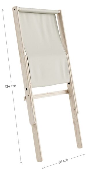 Sklopivi naslonjač Karup Design Boogie Raw/Wheat Beige