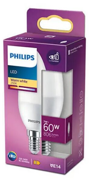 CONSUMER LED ŽARULJA 60W B38 E14 WW FR ND 1SRT4 8719514309623