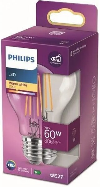 CONSUMER LED ŽARULJA classic 60W A60 E27 WW CL ND RFSRT4 8718699777579