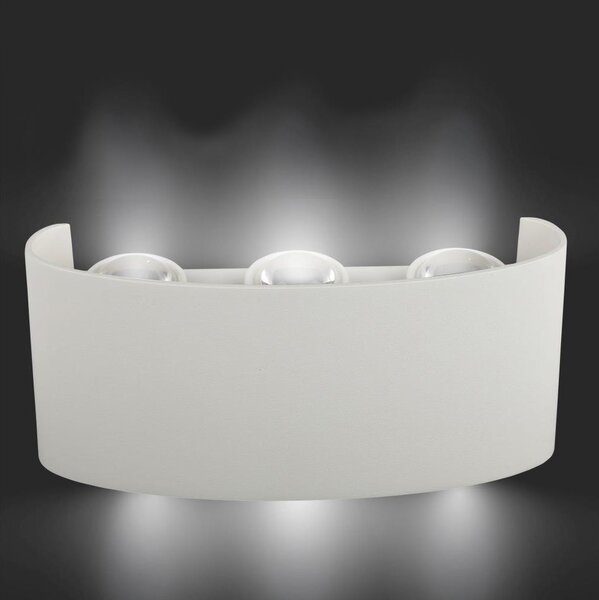 LED Vanjska zidna svjetiljka 6xLED/6W/230V IP54 3000K bijela