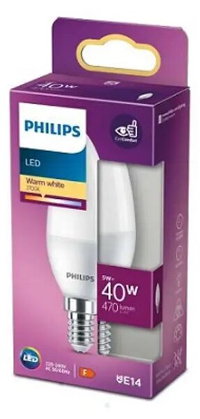CONSUMER LED ŽARULJA 40W B35 E14 WW FR ND 1PF/12 8719514309364