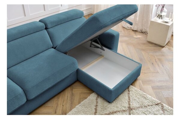 Plava sklopiva kutna garnitura (promjenjiva) Monaco – Bobochic Paris