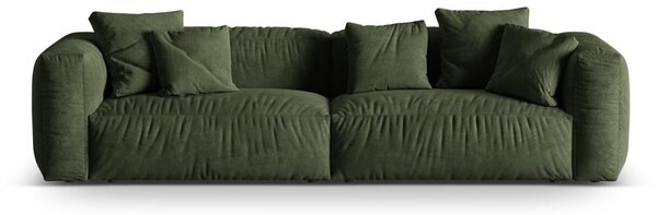 Zelena baršunasti sofa 320 cm Martina – Micadoni