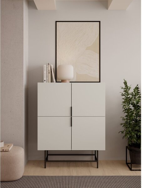 Krem ormarić 100x128 cm Eldia – Marckeric