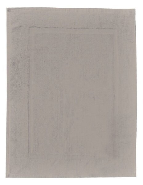 Sivo-bež pamučni otirač za kupaonicu Wenko, 50 x 70 cm Wenko, 50 x 70 cm