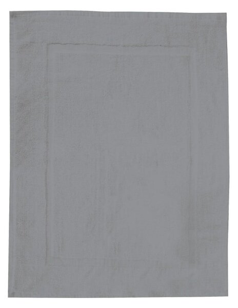 Black Friday - Siva pamučna prostirka za kupaonicu Wenko, 50 x 70 cm