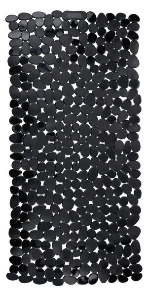 Crni protuklizni otirač za kupaonicu Wenko Paradise, 71 x 36 cm